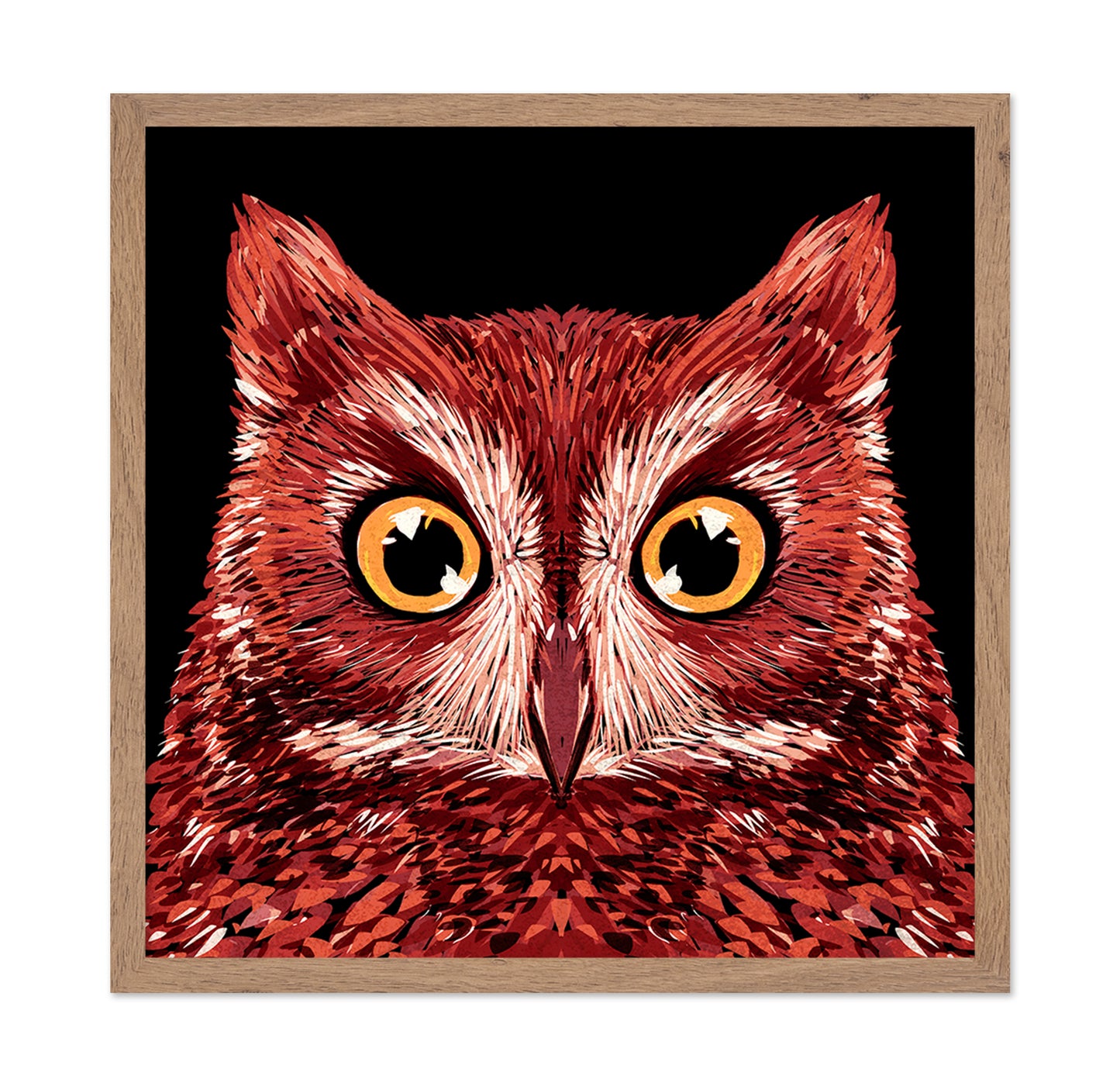Red Owl Face