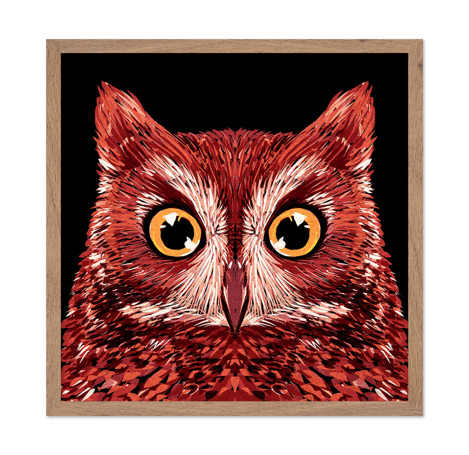 Red Owl Face