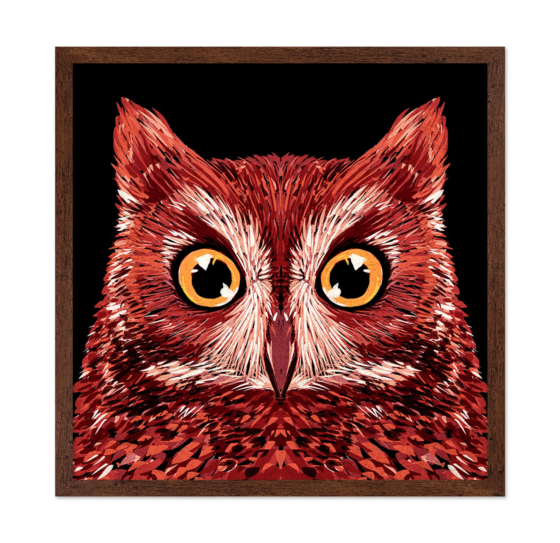 Red Owl Face