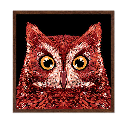Red Owl Face
