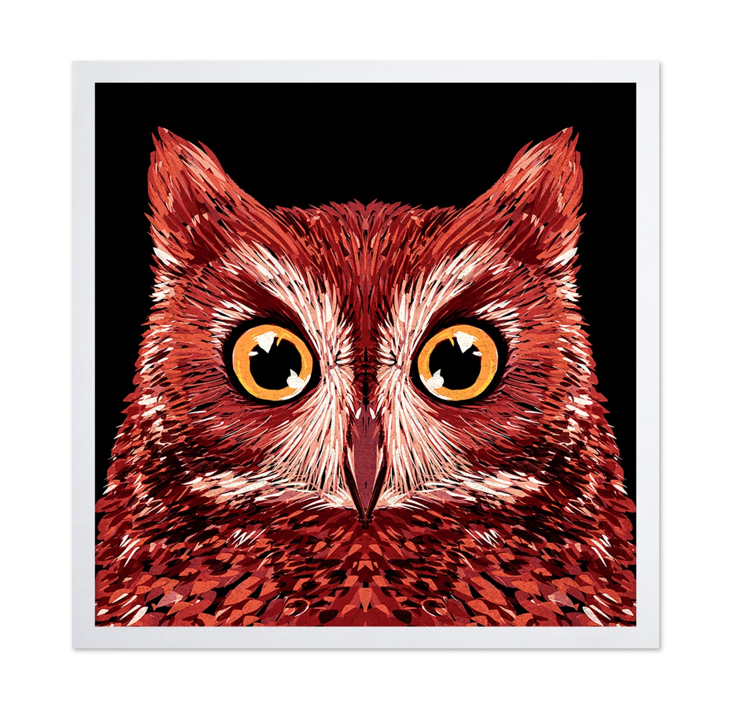 Red Owl Face