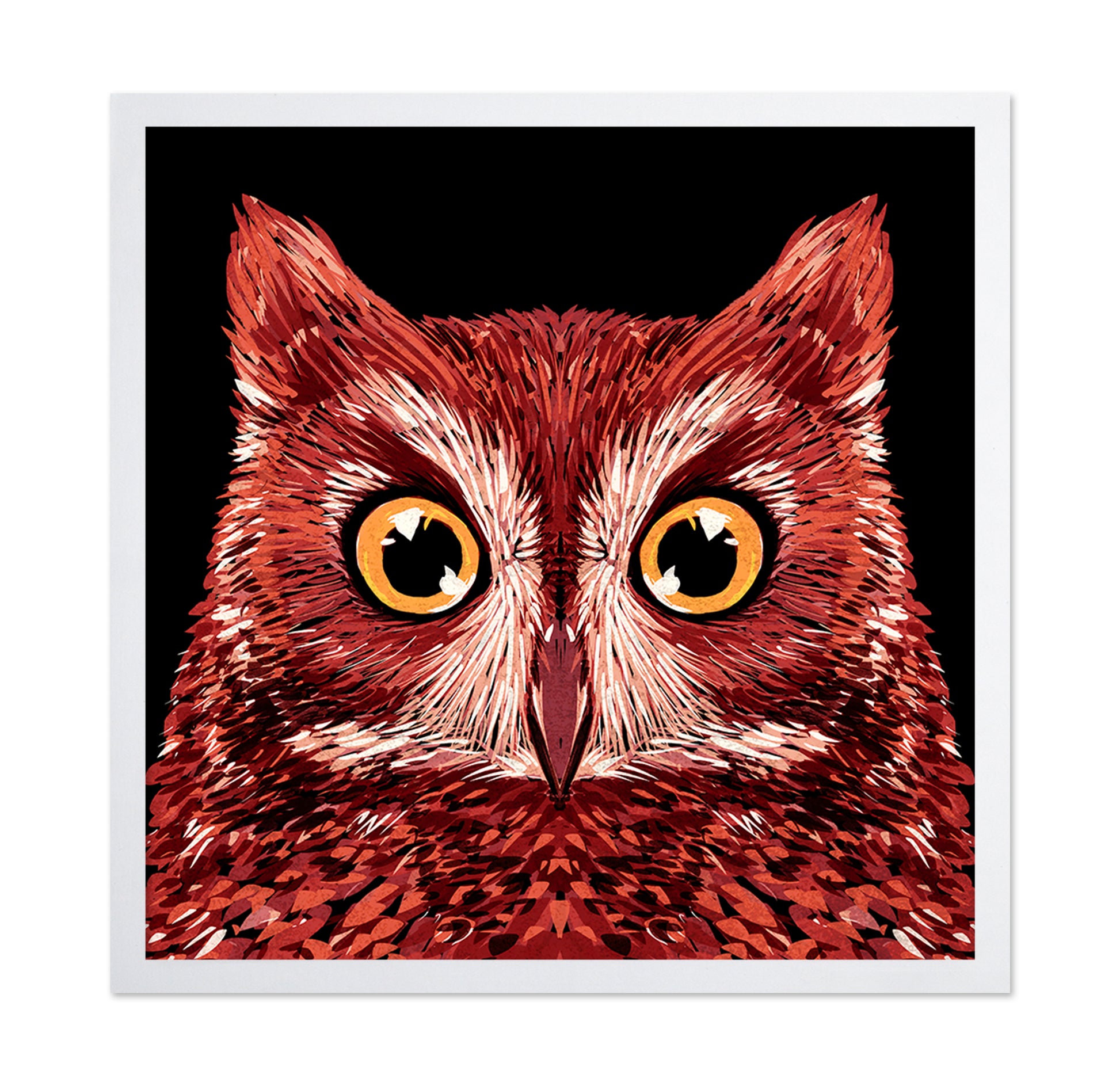 Red Owl Face