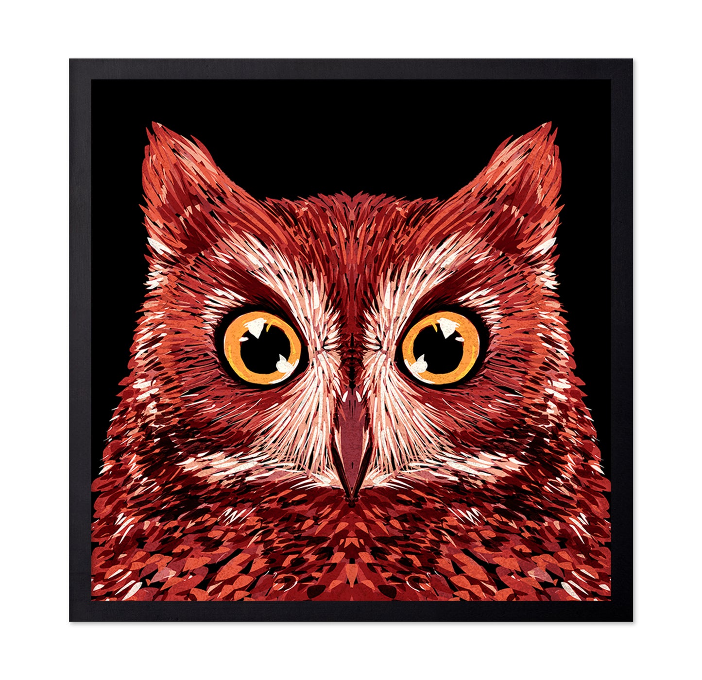 Red Owl Face