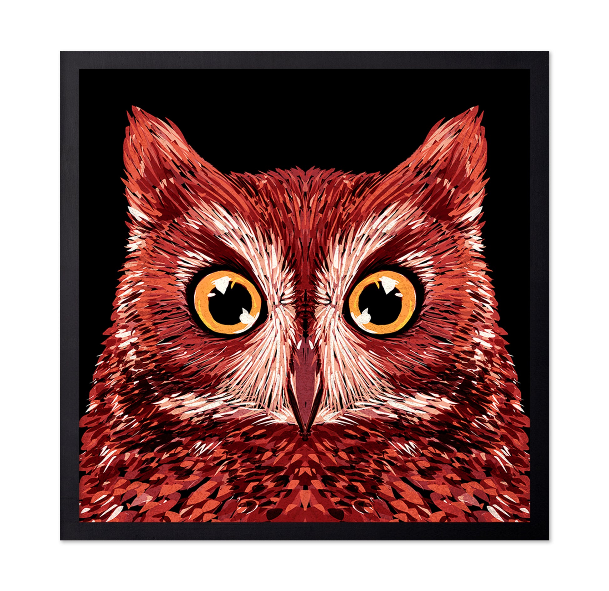 Red Owl Face