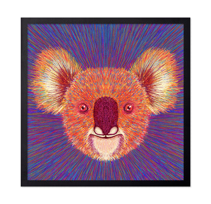 Psychedelic Koala Face