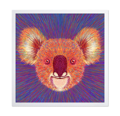 Psychedelic Koala Face