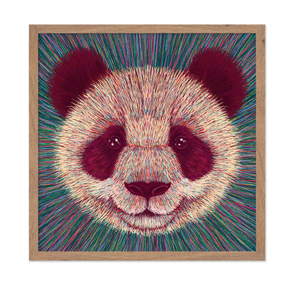 Psychedelic Panda Face