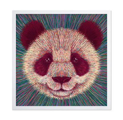 Psychedelic Panda Face
