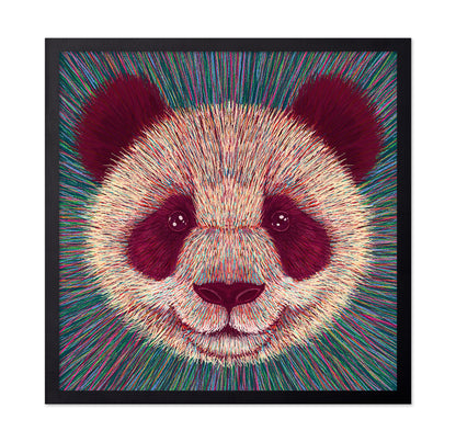 Psychedelic Panda Face