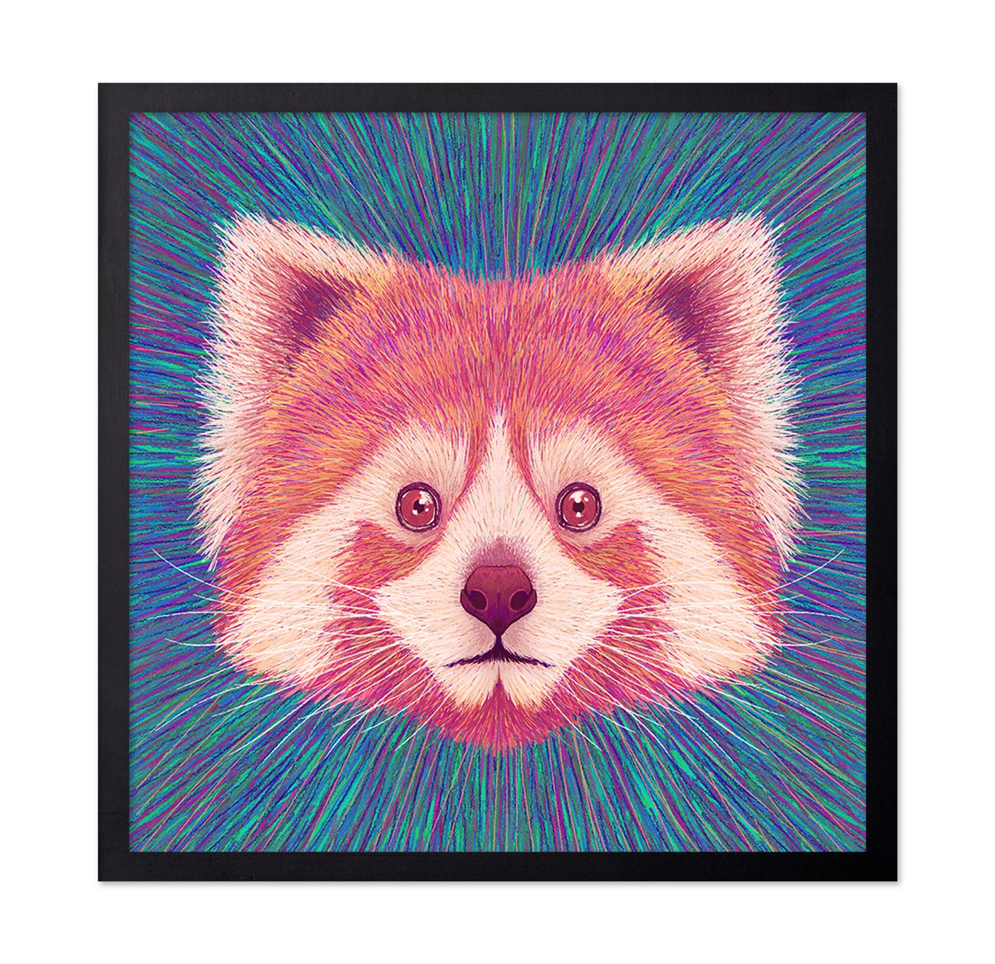 Psychedelic Red Panda