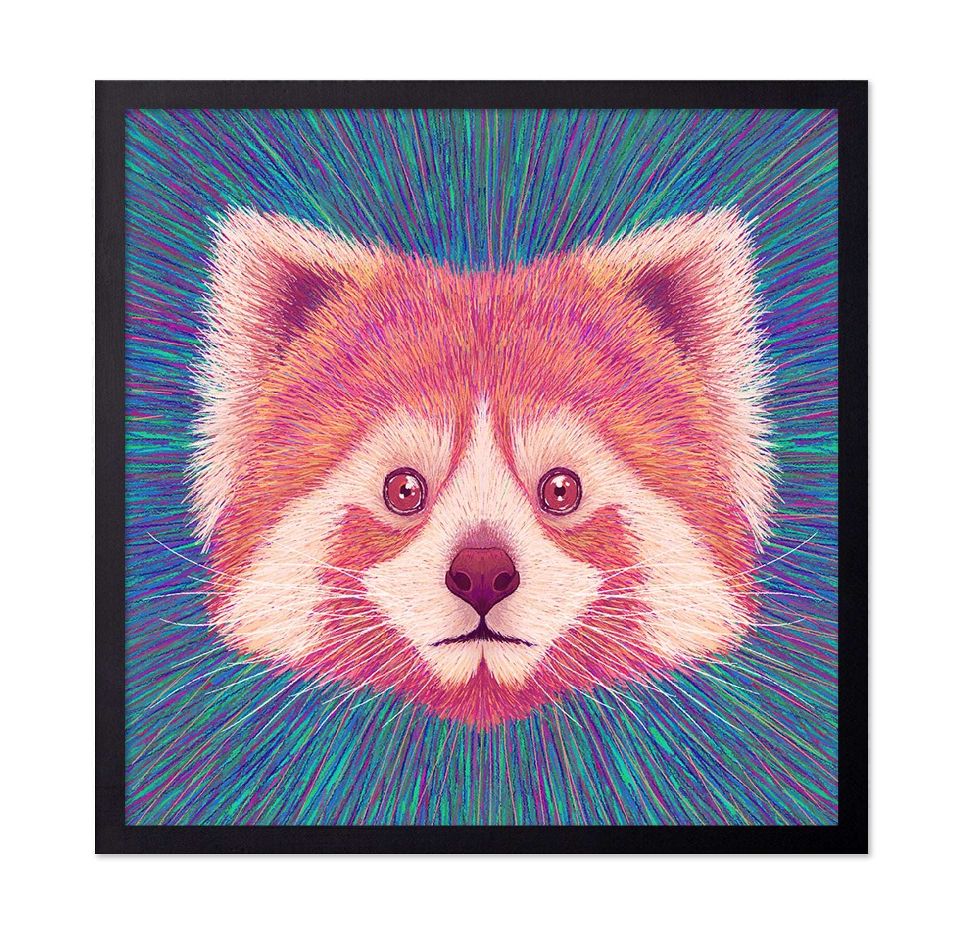 Psychedelic Red Panda