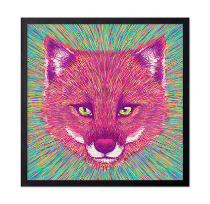 Neon Fox Face