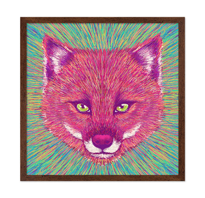 Neon Fox Face