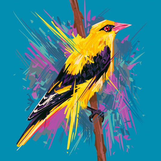 Golden Oriole Pop Art