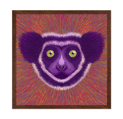 Neon Lemur Face