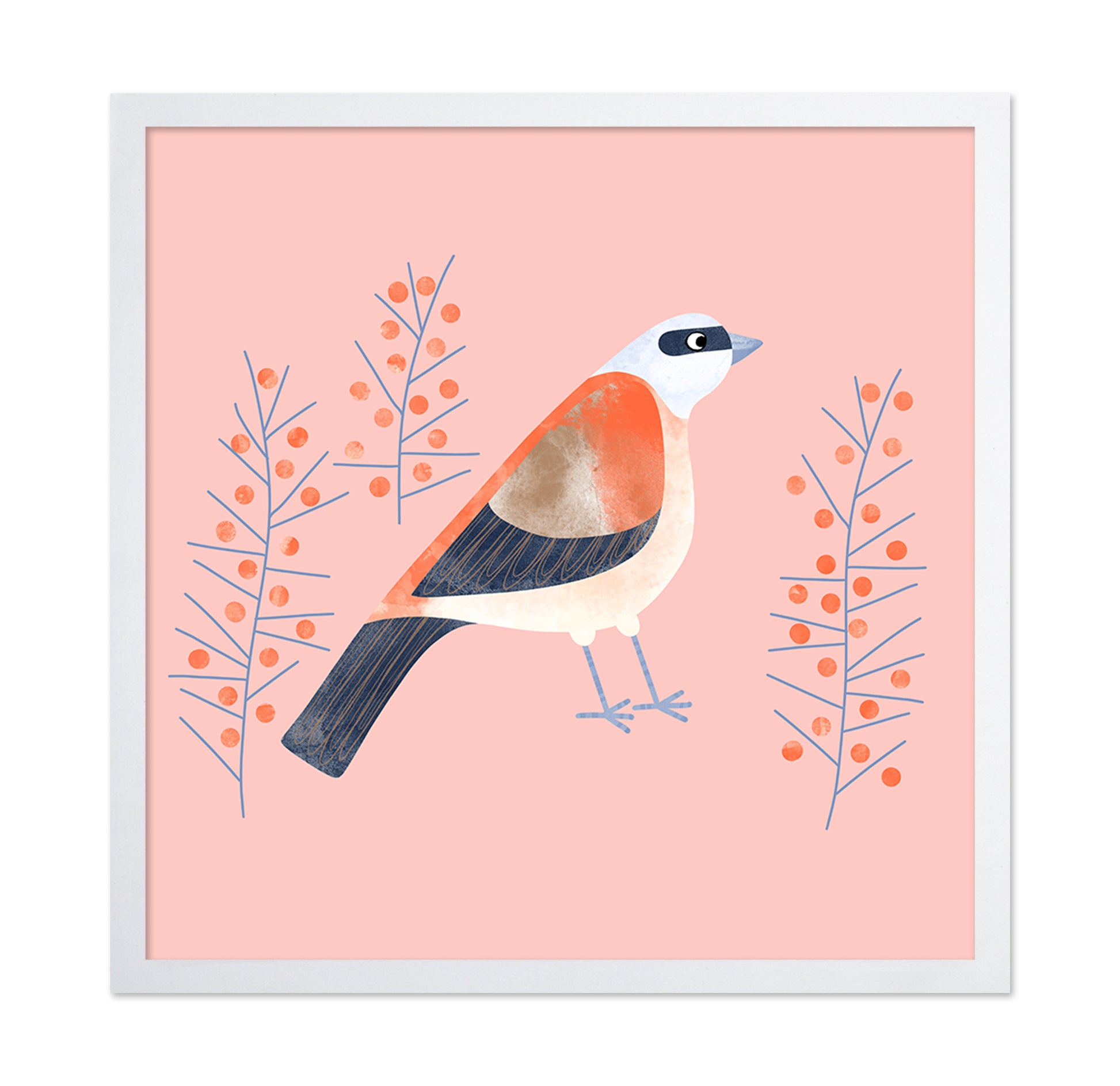 Berry Perch Bird