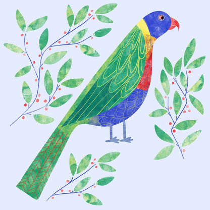 Colorful Jungle Parrot