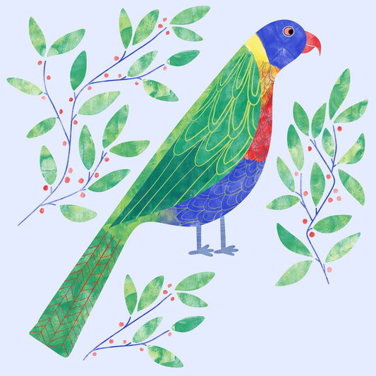 Colorful Jungle Parrot
