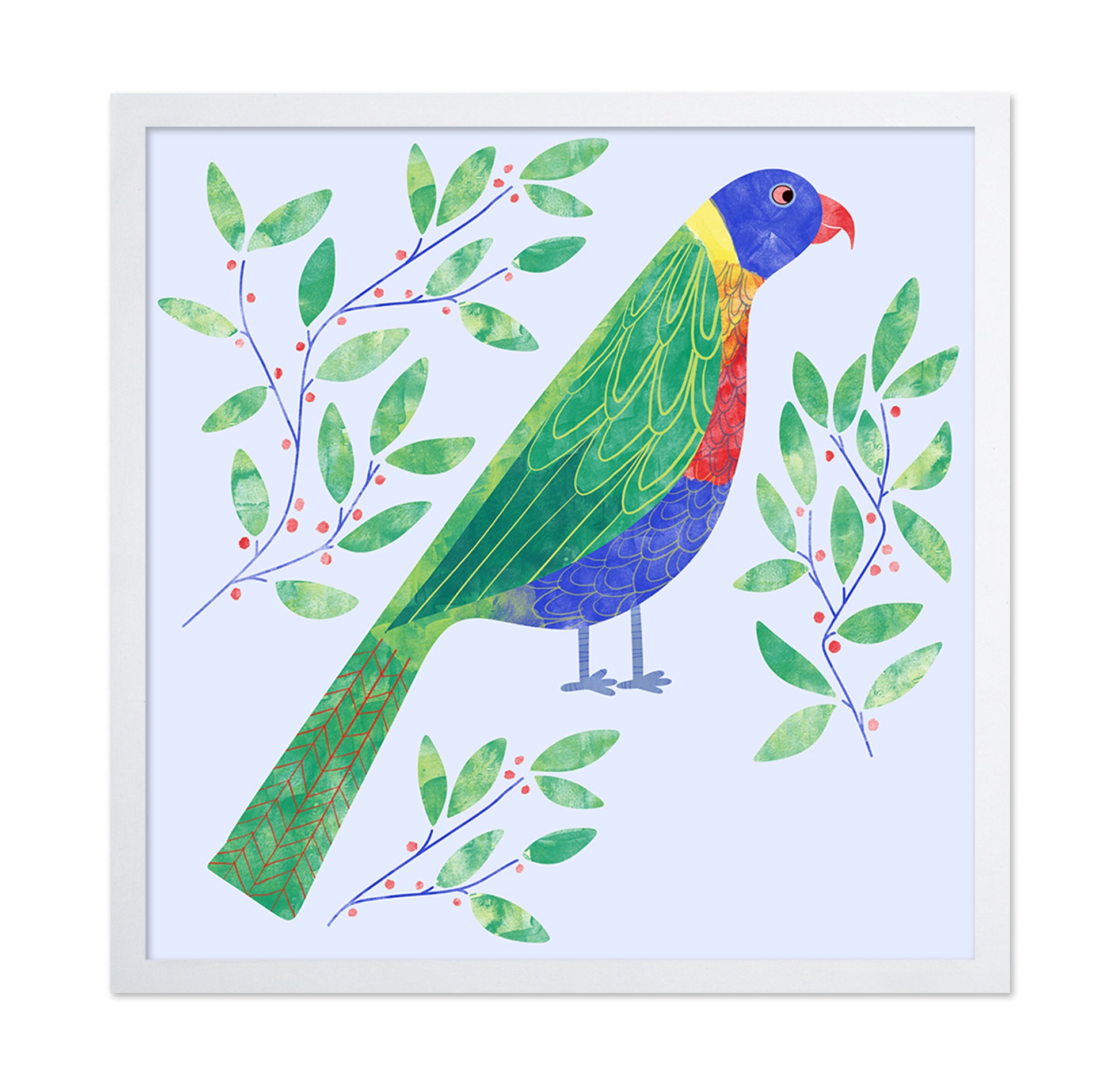 Colorful Jungle Parrot