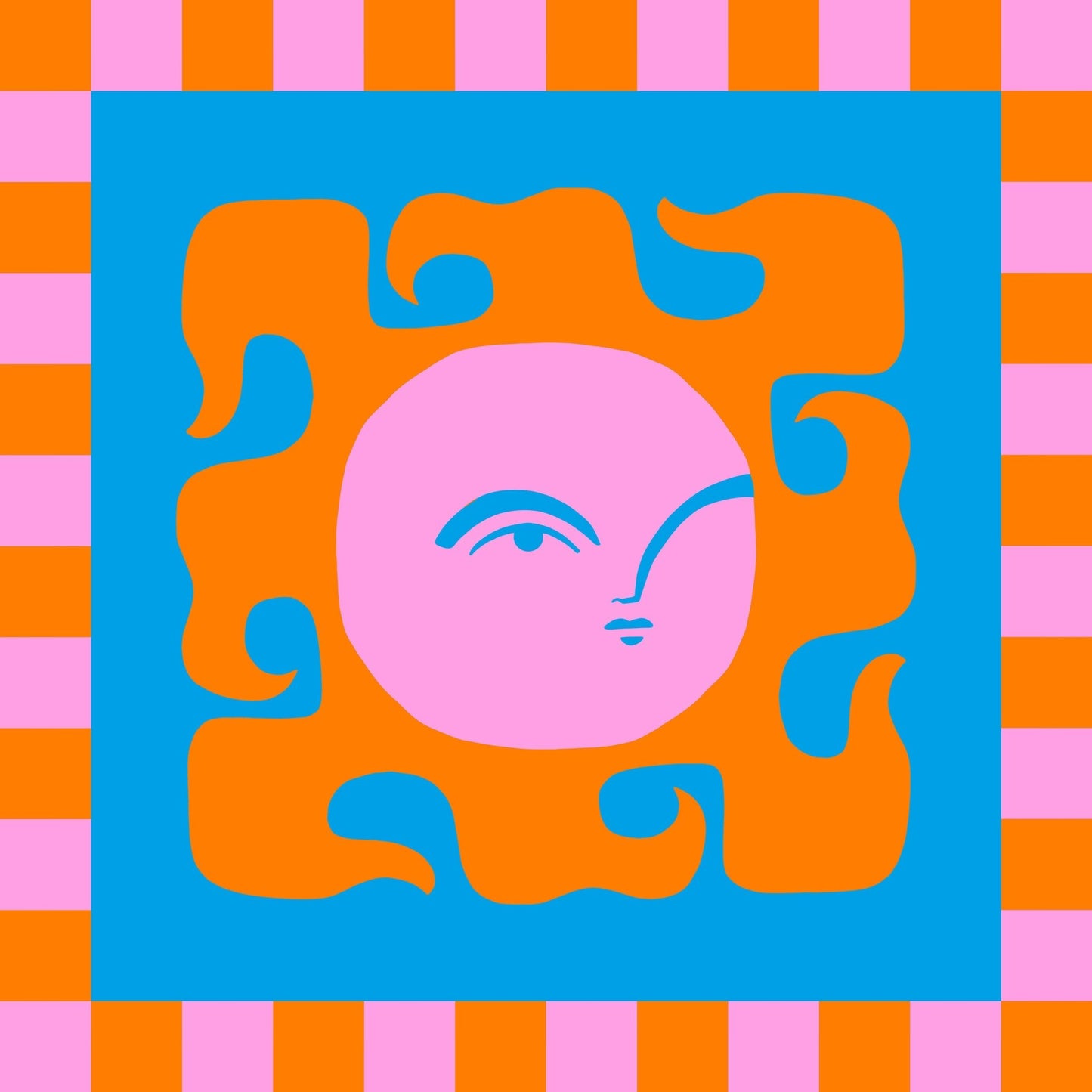 Playful Sun Face