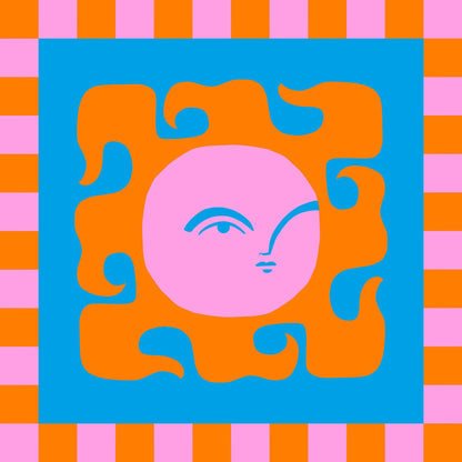 Playful Sun Face