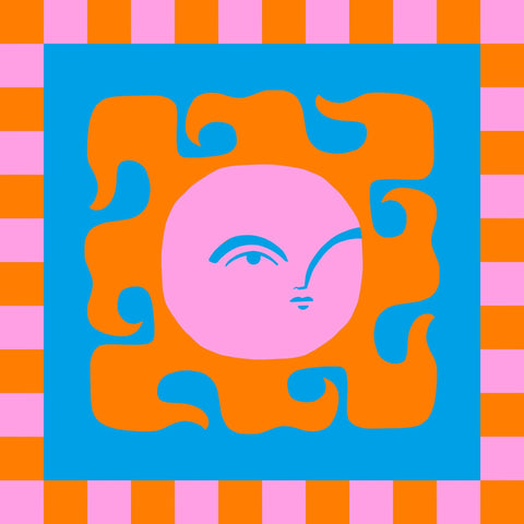 Playful Sun Face