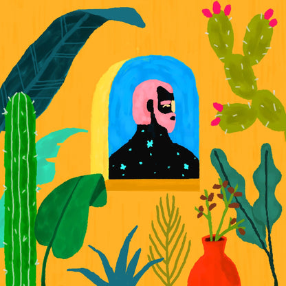 Desert Window Portrait