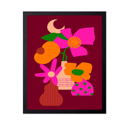 Bold Floral Night