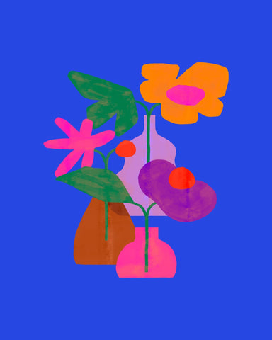 Colorful Bloom Vases