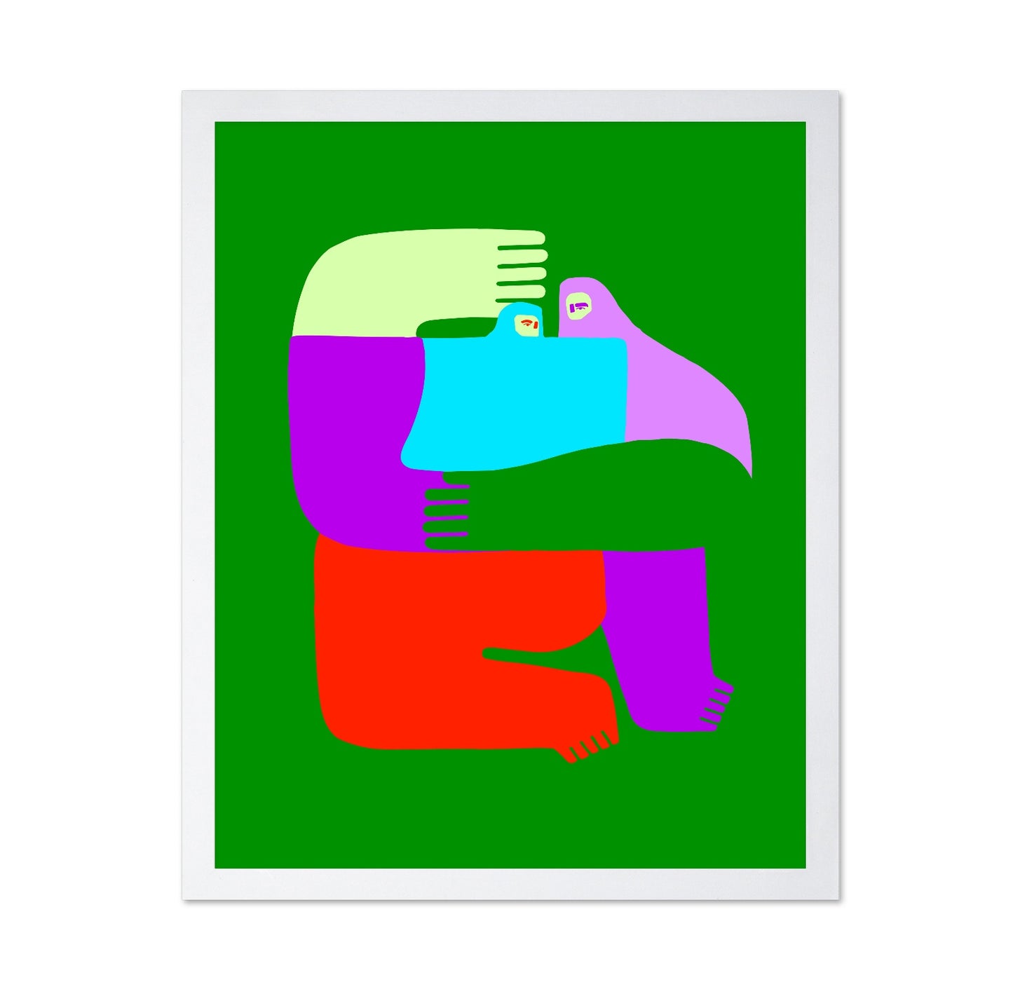 Colorful Figure Hug