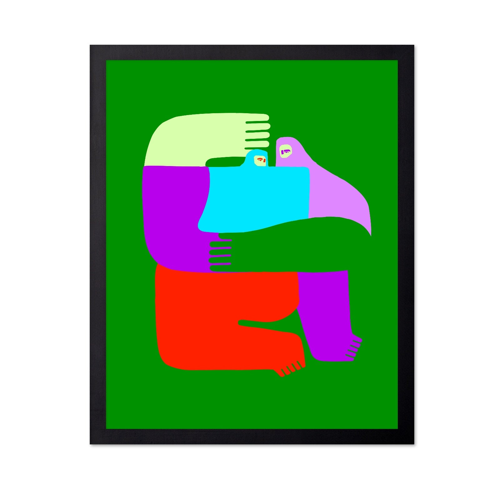 Colorful Figure Hug