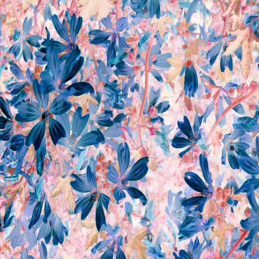 Blue Petal Tangle