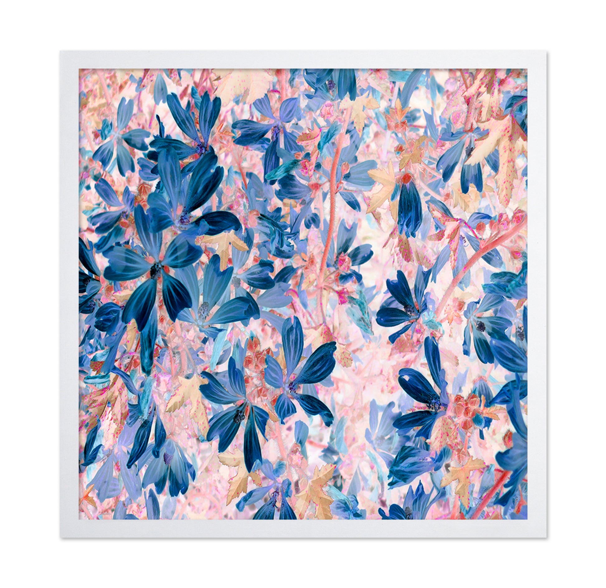 Blue Petal Tangle