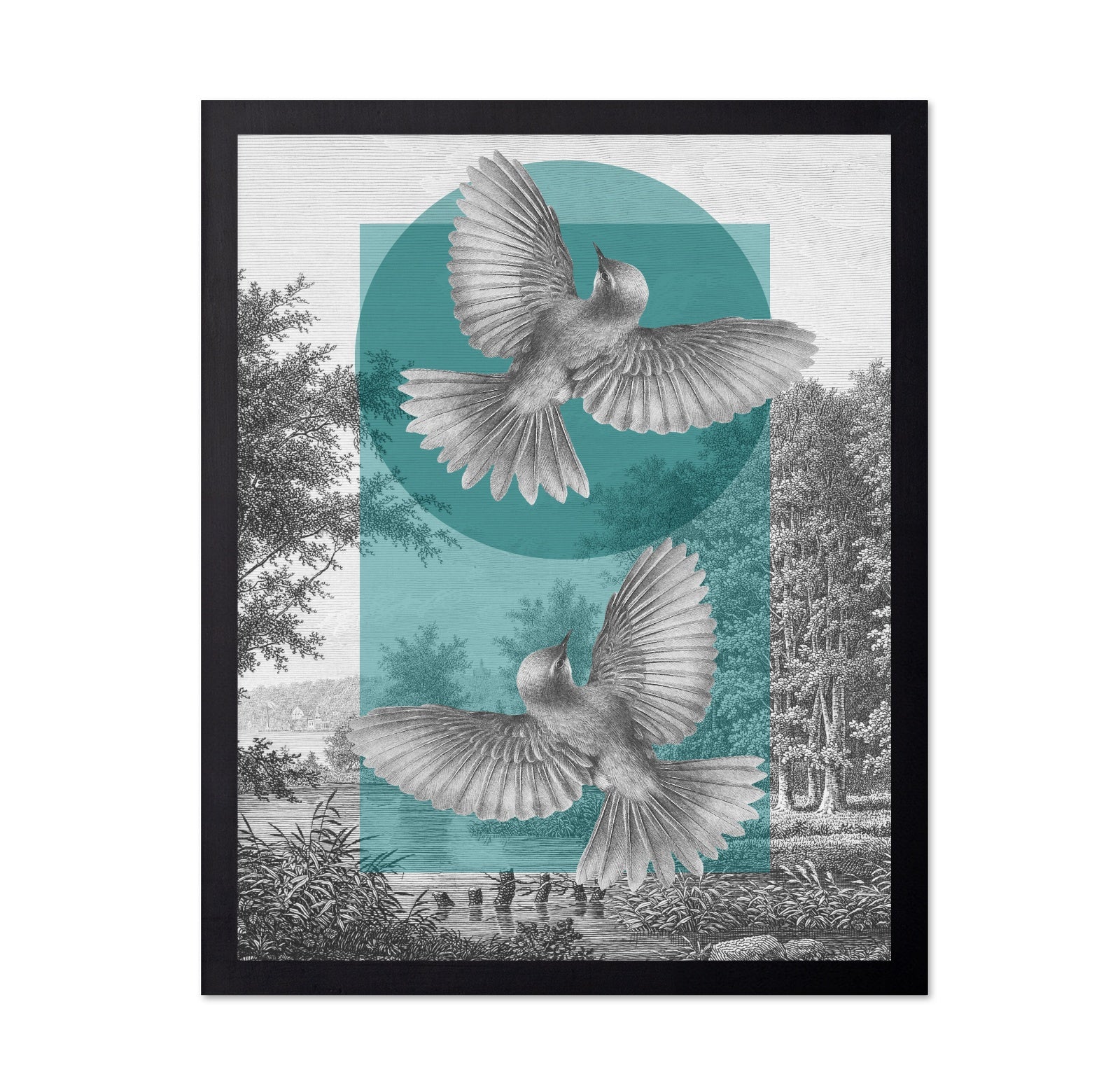 Twin Birds Flight No1