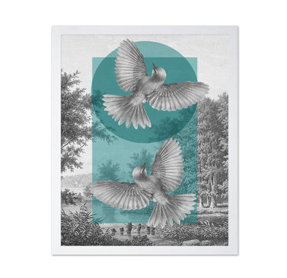 Twin Birds Flight No1