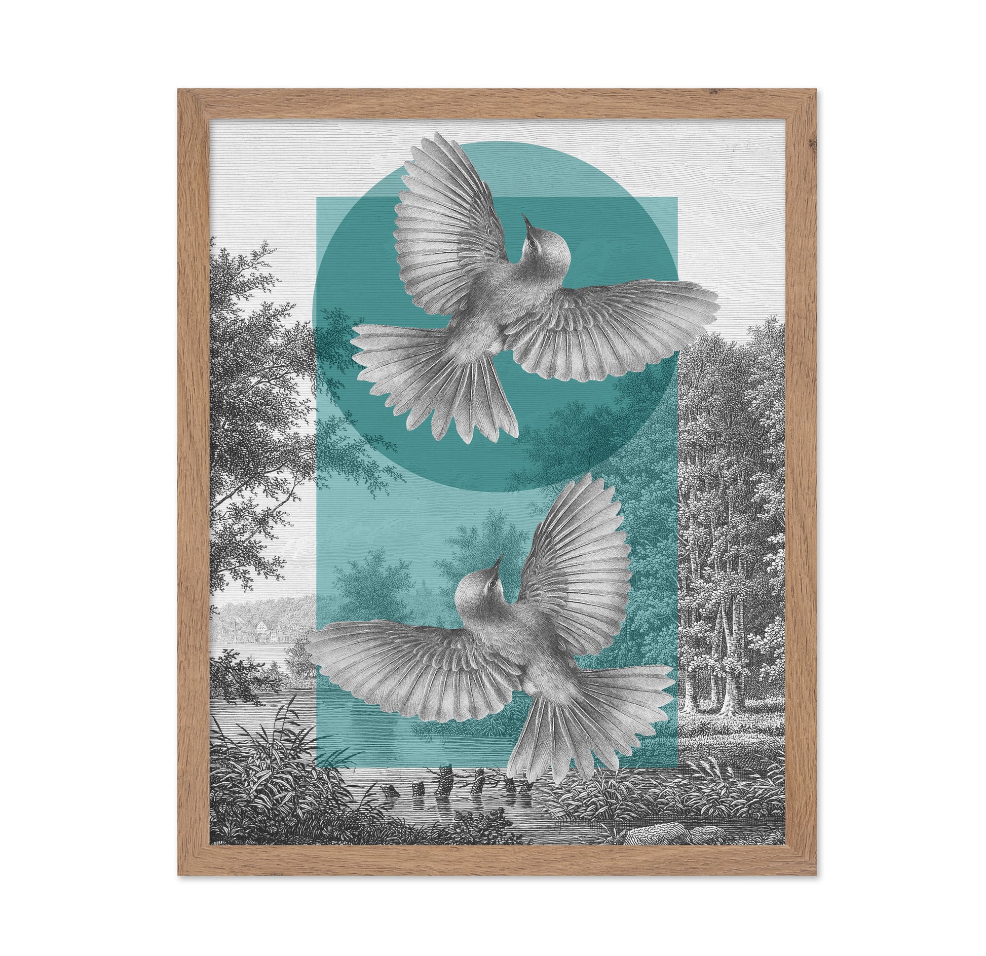 Twin Birds Flight No1