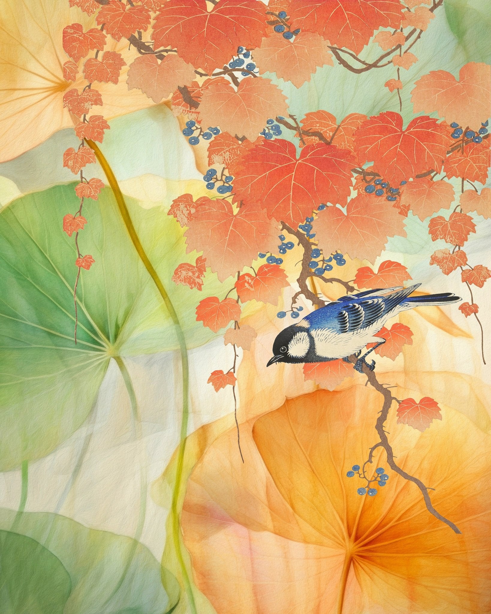 Autumn Bird Harmony