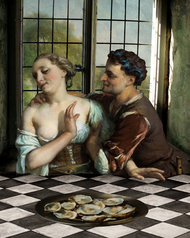 Romantic Oyster Scene