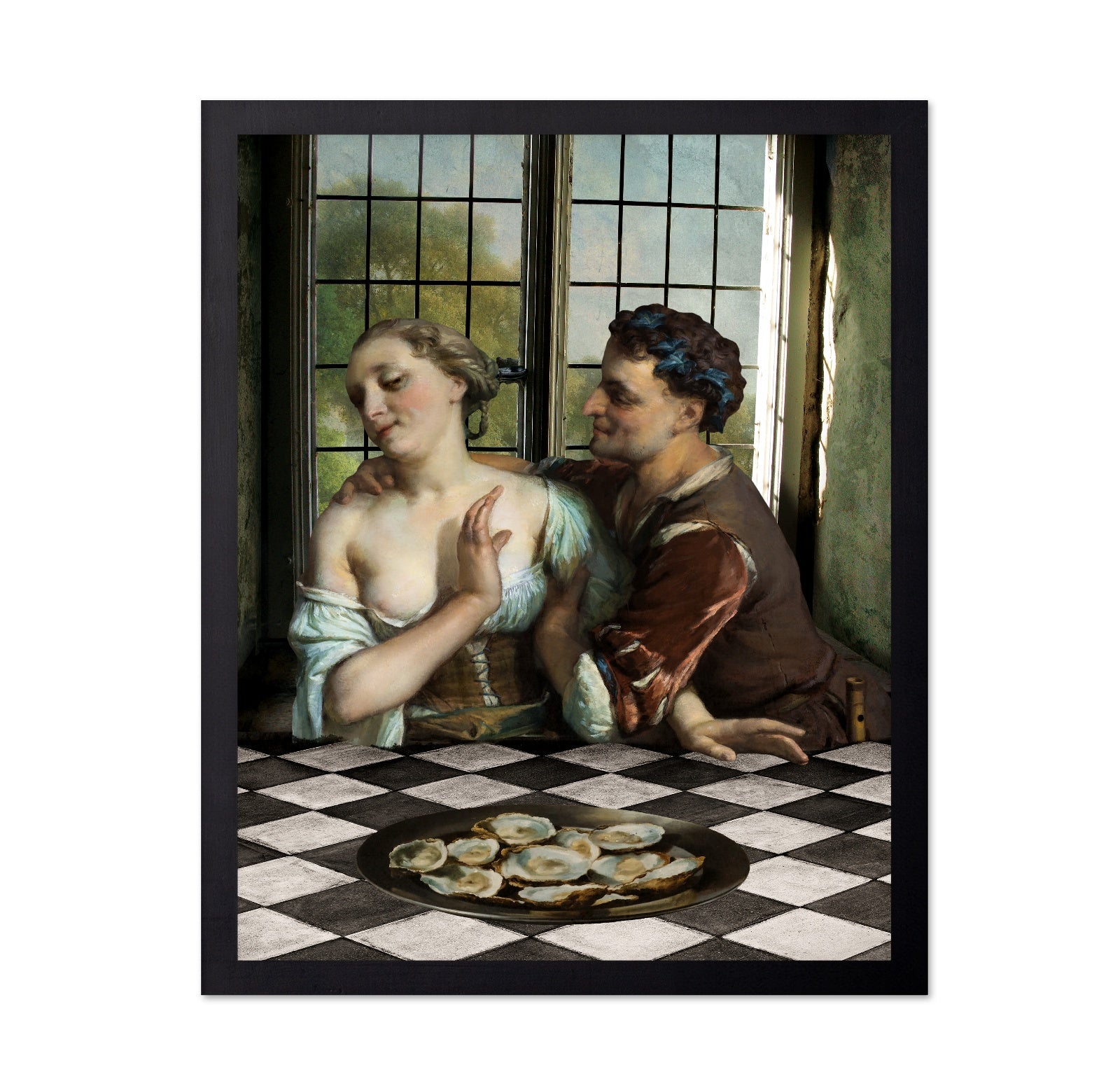 Romantic Oyster Scene