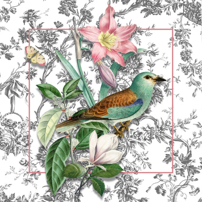 Botanical Bird Collage