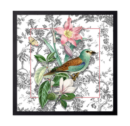 Botanical Bird Collage