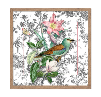 Botanical Bird Collage