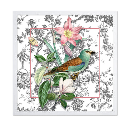 Botanical Bird Collage