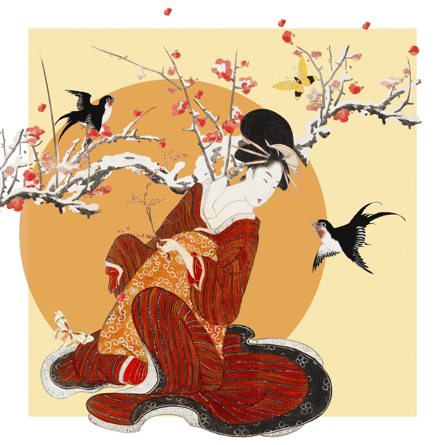 Geisha Blossom Scene
