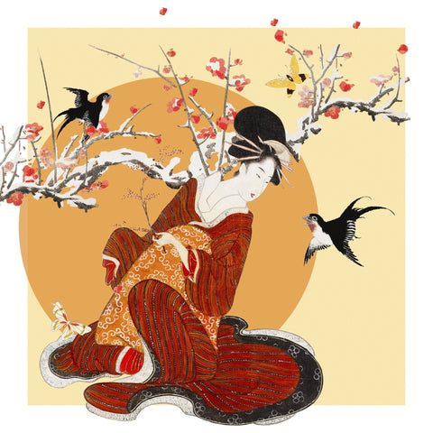 Geisha Blossom Scene
