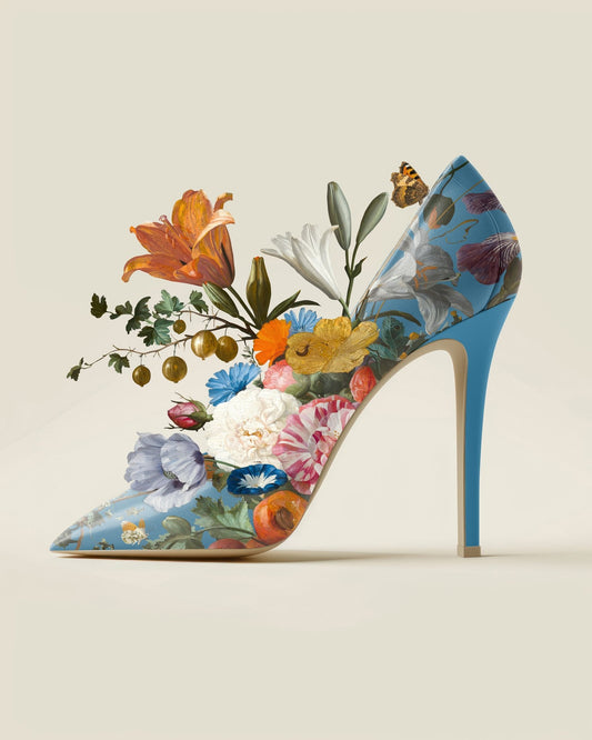 Floral Heel Design