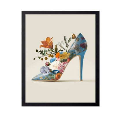 Floral Heel Design