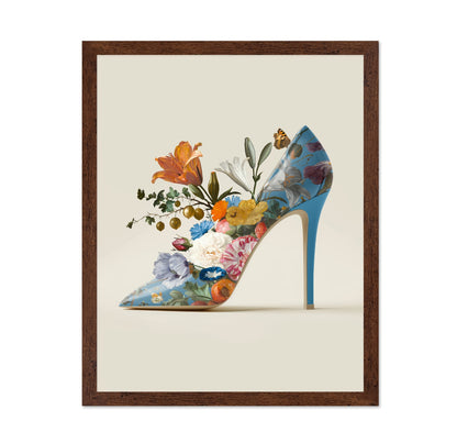 Floral Heel Design
