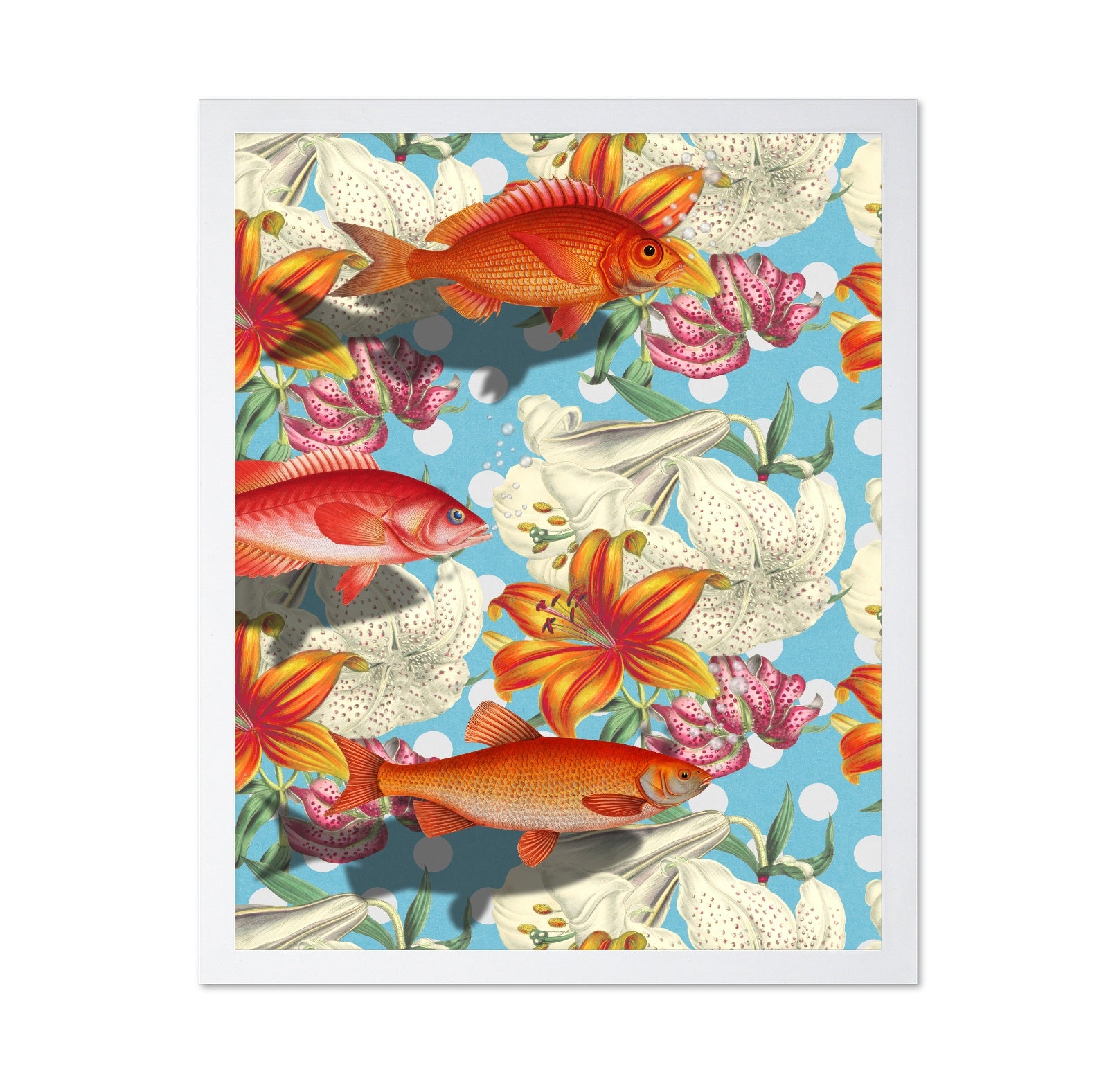 Floral Fish Pattern