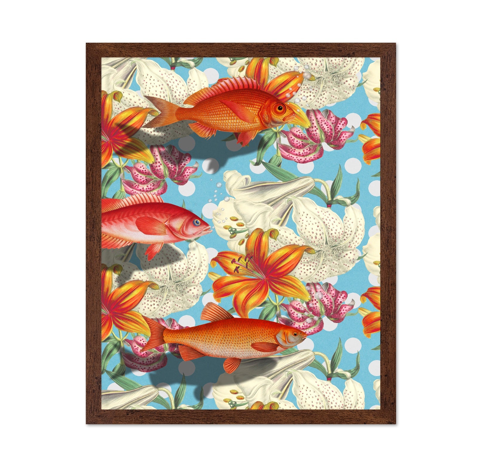 Floral Fish Pattern